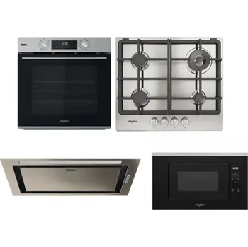 Set domácích spotřebičů WHIRLPOOL OMSK58RU1SX + WHIRLPOOL TGML 661 IX R + WHIRLPOOL WCT3 64 FLB X + WHIRLPOOL WMF200G