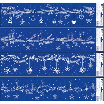 Party dekorace Samolepicí fólie do okna - větvičky - mix