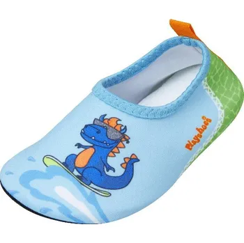 Dívčí plavky Dětské nazouvací protiskluzové boty dino Playshoes