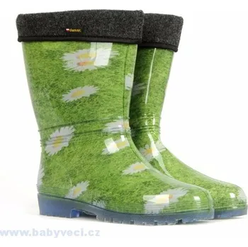 Dámská obuv Dámské zateplené holinky demar RAINNY LUX PRINT