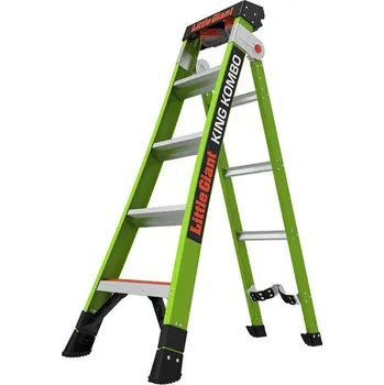 Žebřík LITTLEGIANT Žebřík nevodivý King KOMBO M5 Fiberglass