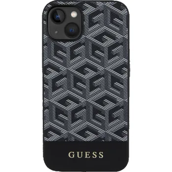 Pouzdro na mobilní telefon Guess G Cube MagSafe kryt pro iPhone 15 Barva: Černá