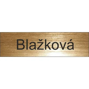 Plastový štítek 9x2,5cm různé barvy