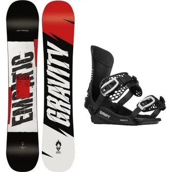 Snowboard Gravity Empatic snowboard + Gravity Drift black vázání + sleva 400,- na příslušenství 142 cm + S (EU 38) + DÁREK + Doprava ZDARMA