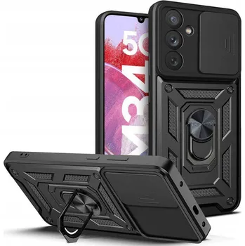Pouzdro na mobilní telefon Kryt Samsung Galaxy M34 5G Tech-Protect CamShield Pro černý