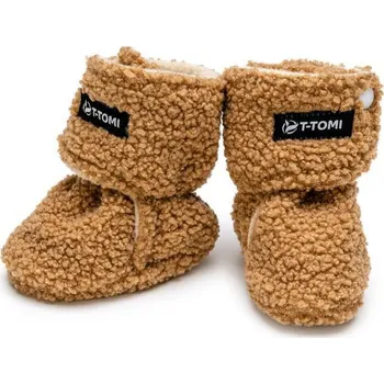 Capáčky T-tomi Capáčky TEDDY Brown Warm Vel. 9-12 měsíců