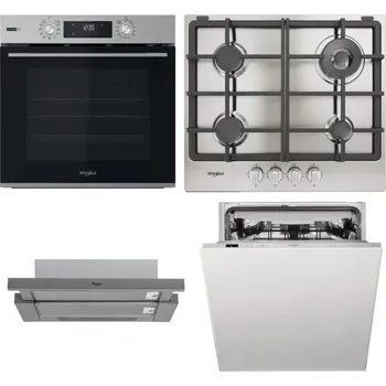 Set domácích spotřebičů WHIRLPOOL OMSK58RU1SX + WHIRLPOOL TGML 661 IX R + WHIRLPOOL AKR 749/1 IX + WHIRLPOOL WIC 3C33 PFE