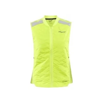 Dámská vesta CRAFT ADV SubZ Lumen W žlutá 1913634-851000 L; Žlutá bunda + DÁREK DLE VÝBĚRU!
