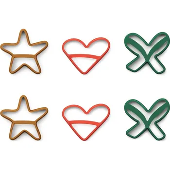 Liewood Silikonové formy palačinky 6 ks Karina Holiday Liewood Karina Pancake Shape Set