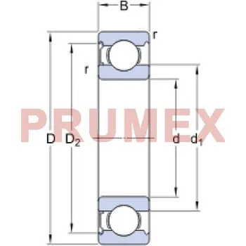 SKF 608-ZTN9/LT kuličkové ložisko