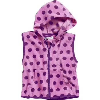 Fleesová vesta Playshoes puntík růžový