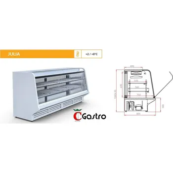 IGLOO JULIA 1.9 CUKRÁŘSKÁ VITRÍNA STATICKÁ