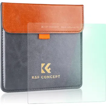 K&F 100*100*2mm,Square Filter Black Mist 1/8, Optical glass, HD, Scratch-Resistant, Anti-Reflection