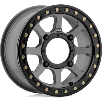 Plechové kolo KMC Powersports KS234 ADDICT 2 BEADLOCK disk 15x6 4x137 112.1 ET38, Satin gray