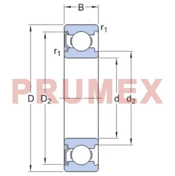 SKF 6003-RSH/C3 kuličkové ložisko