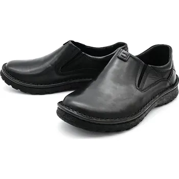 Pánské polobotky Pánská vycházková obuv 727247-258 Klondike černá Barva: černá, Velikost: 44