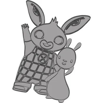 Bing králiček 2 - plastová dekorace - bez trnu