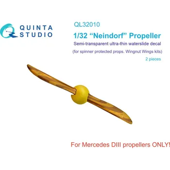 Plastikový model 1/32 Wooden Propellers Neindorf (WNW)