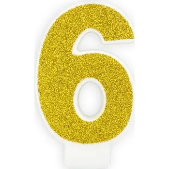 Svíčka Svíčka zlatá PD číslo 6