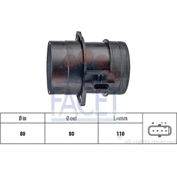 Váha vzduchu FACET Snímač množství protékajícího vzduchu 101446