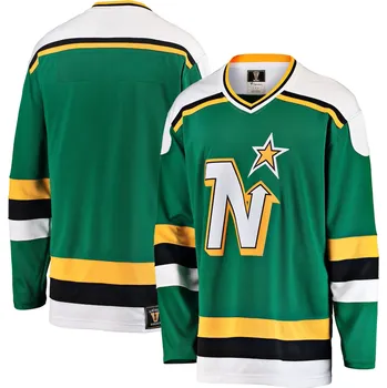 Fanatics Pánský dres Minnesota North Stars NHL Breakaway Heritage Blank Jersey - Green Velikost: XXL