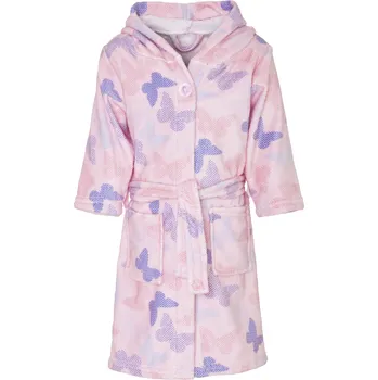 Dívčí župan Playshoes růžový s motýlky