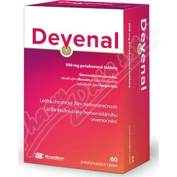 Lék na srdce, cévy a krev Devenal 500mg tbl.flm.60
