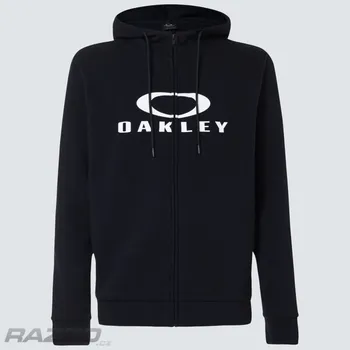 Pánská mikina Pánská mikina Oakley Bark FZ Hoodie 2.0 Black White S