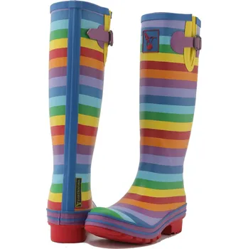 Dámské holínky Dámské holínky gumáky Evercreatures Rainbow