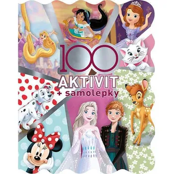 interaktivní kniha Jiri Models 100 aktivit Disney holky