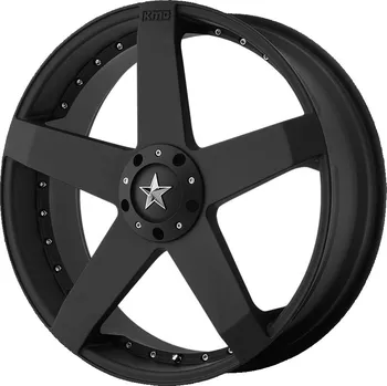 Alu kolo KMC KM775 ROCKSTAR CAR disk 20x8 5x114.3/5x120 74.1 ET42, Matte black
