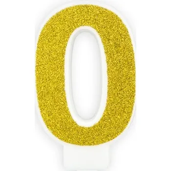 Svíčka Svíčka zlatá PD číslo 0