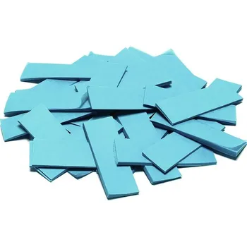 Konfeta Tcm Fx pomalu padající obdélníkové konfety 55x18mm, světle modré, 1kg