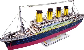 3D puzzle Woodcraft Construction Kit Titanic 371 dílků