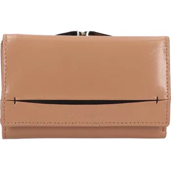 Peněženka Dámská kožená peněženka Lagen Bontia - béžová