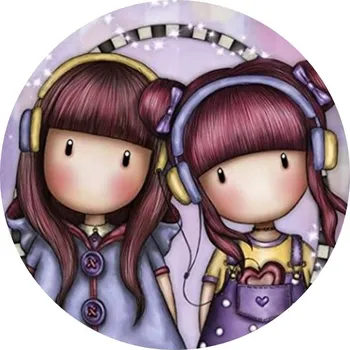 Jedlá dekorace na dort Panenka Gorjuss č.4 jedlý papír