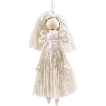 Andělka hand made macrame k zavěšení