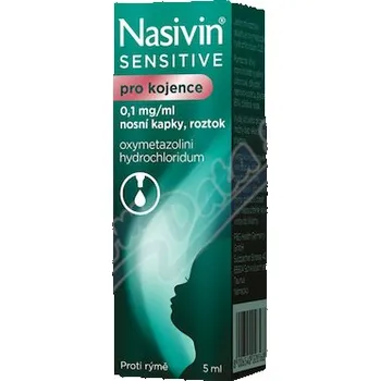 Lék na kašel, rýmu a nachlazení Nasivin Sensitive Kojenci 0.1mg/ml nas.gtt.sol 5ml