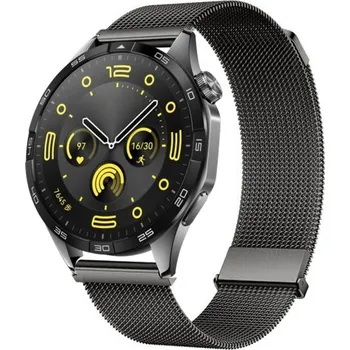VSECHNONAMOBIL 66234 MILANESE Kovový řemínek Huawei Watch GT 4 46mm šedý