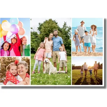 Obraz Fotokoláž na hliníkové desce 80x60 cm s vlastním designem