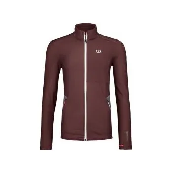 Dámská mikina Ortovox Fleece Jacket W winetasting XS; Červená mikina + DÁREK DLE VÝBĚRU!