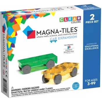ostatní stavebnice MAGNA-TILES Cars podvozky žlutý/zelený 2 dílky