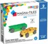 ostatní stavebnice Valtech Magna-Tiles Cars podvozky žlutý/zelený 2 dílky