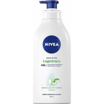 Masážní přístroj Nivea Moisturizing Power Serum zklidňující tělové mléko s pumpičkou 625 ml