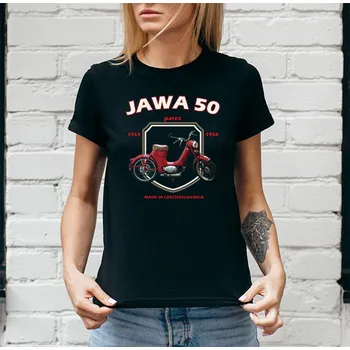 Pánské tričko STRIKER Dámské tričko jawa 50 pařez new Barva: Černá, Velikost: XXL