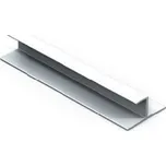 TAMADEX Lišta ukončovací "h" PVC pro desku tl. 12,5mm, délka 2,5m