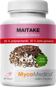 Přírodní produkt MycoMedica Maitake 50 % 500 mg 90 cps.