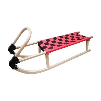 Sáně ACRA Dřevěné sáně 110cm A2041 - červené