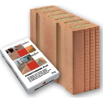 cihla Cihla broušená Porotherm 38 TB Profi 1/2 P10 380×248×249 mm