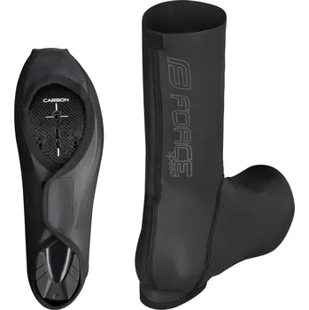 Cyklistické návleky Návleky treter FORCE SPEED ROAD bez zapinání., černé Velikost: L-XL